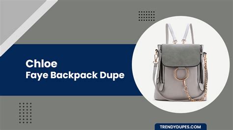 chloe backpack dupe yesstyle|chloe jeans dupe.